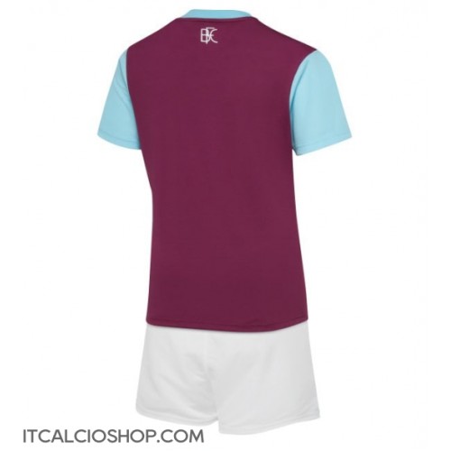 Burnley Prima Maglia Bambino 2024-25 Manica Corta (+ Pantaloni corti)